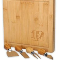 The Memory Company Cincinnati Bengals Bamboo Cutting & Serving Board With Utensils Set 6 The Memory Company Cincinnati Bengals Bamboo Cutting & Serving Board With Utensils Set -Fanatics DSCO1142687953 0000 ALT1