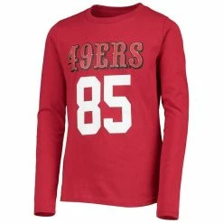 Outerstuff Youth George Kittle Scarlet San Francisco 49ers Mainliner Player Name & Number Long Sleeve T-Shirt 8 Outerstuff Youth George Kittle Scarlet San Francisco 49ers Mainliner Player Name & Number Long Sleeve T-Shirt -Fanatics DSCO1142687994 2946 ALT2