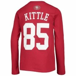 Outerstuff Youth George Kittle Scarlet San Francisco 49ers Mainliner Player Name & Number Long Sleeve T-Shirt 9 Outerstuff Youth George Kittle Scarlet San Francisco 49ers Mainliner Player Name & Number Long Sleeve T-Shirt -Fanatics DSCO1142687994 2946 ALT3