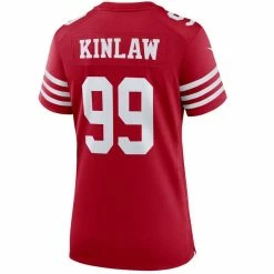 Nike Women's Javon Kinlaw Scarlet San Francisco 49ers Player Game Jersey -Fanatics DSCO1142688620 2946 ALT3