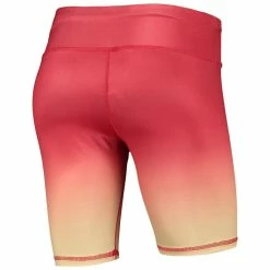 FOCO Women's Scarlet San Francisco 49ers Gradient Biker Shorts 9 FOCO Women's Scarlet San Francisco 49ers Gradient Biker Shorts -Fanatics DSCO1143202691 2946 ALT3