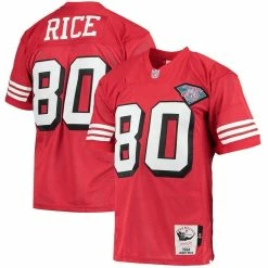 Mitchell & Ness Men's Jerry Rice Scarlet San Francisco 49ers 1994 Authentic Retired Player Jersey -Fanatics DSCO1143202777 2946 ALT1