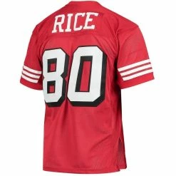 Mitchell & Ness Men's Jerry Rice Scarlet San Francisco 49ers 1994 Authentic Retired Player Jersey -Fanatics DSCO1143202777 2946 ALT3