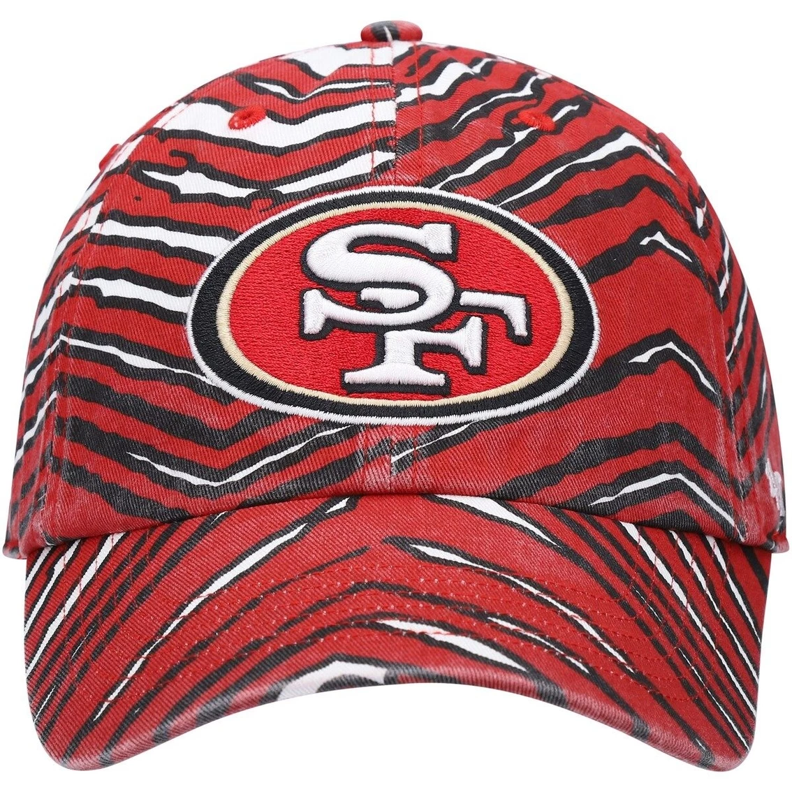 '47 Men's Scarlet San Francisco 49ers Clean Up Adjustable Hat 5 '47 Men's Scarlet San Francisco 49ers Clean Up Adjustable Hat - Image 3