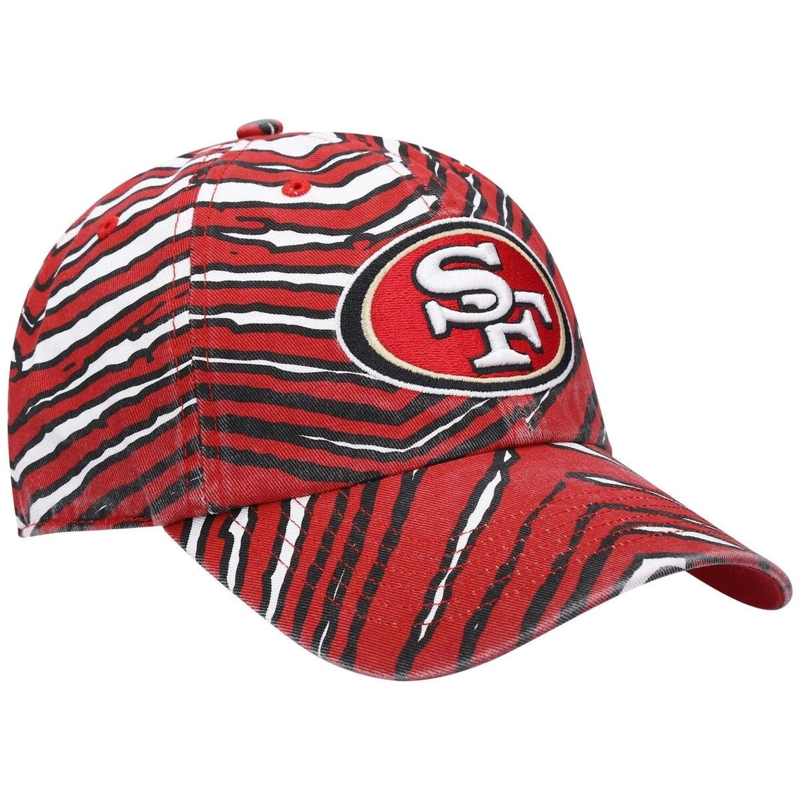 '47 Men's Scarlet San Francisco 49ers Clean Up Adjustable Hat 6 '47 Men's Scarlet San Francisco 49ers Clean Up Adjustable Hat - Image 4