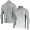 Antigua Men's Heathered Gray/White San Francisco 49ers Throwback Cycle Quarter-Zip Jacket 2 Antigua Men's Heathered Gray/White San Francisco 49ers Throwback Cycle Quarter-Zip Jacket -Fanatics DSCO1143202947 VNFK