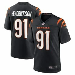 Nike Men's Trey Hendrickson Black Cincinnati Bengals Team Game Jersey