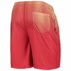 FOCO Men's Scarlet/Gold San Francisco 49ers Pixel Gradient Training Shorts -Fanatics DSCO1143783494 GOLDRE ALT3