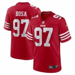 Nike Men's Nick Bosa Scarlet San Francisco 49ers Player Game Jersey 7 Nike Men's Nick Bosa Scarlet San Francisco 49ers Player Game Jersey -Fanatics DSCO1143783792 2946 ALT1