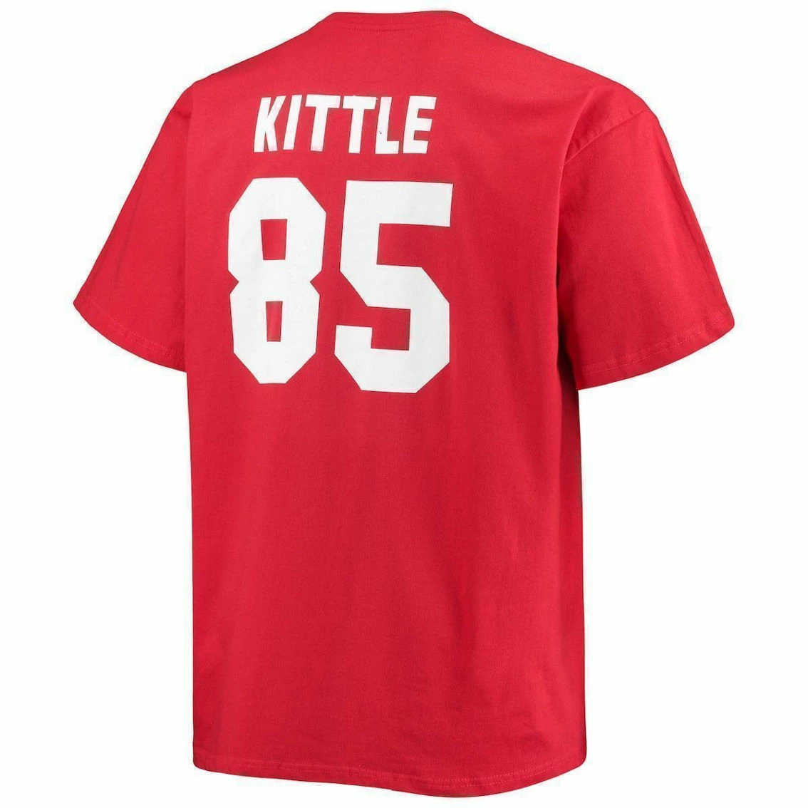 Fanatics Branded Men's George Kittle Scarlet San Francisco 49ers Big & Tall Player Name & Number T-Shirt 6 Fanatics Branded Men's George Kittle Scarlet San Francisco 49ers Big & Tall Player Name & Number T-Shirt - Image 4