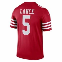 Nike Men's Trey Lance Scarlet San Francisco 49ers Legend Jersey 9 Nike Men's Trey Lance Scarlet San Francisco 49ers Legend Jersey -Fanatics DSCO1143940374 2946 ALT3