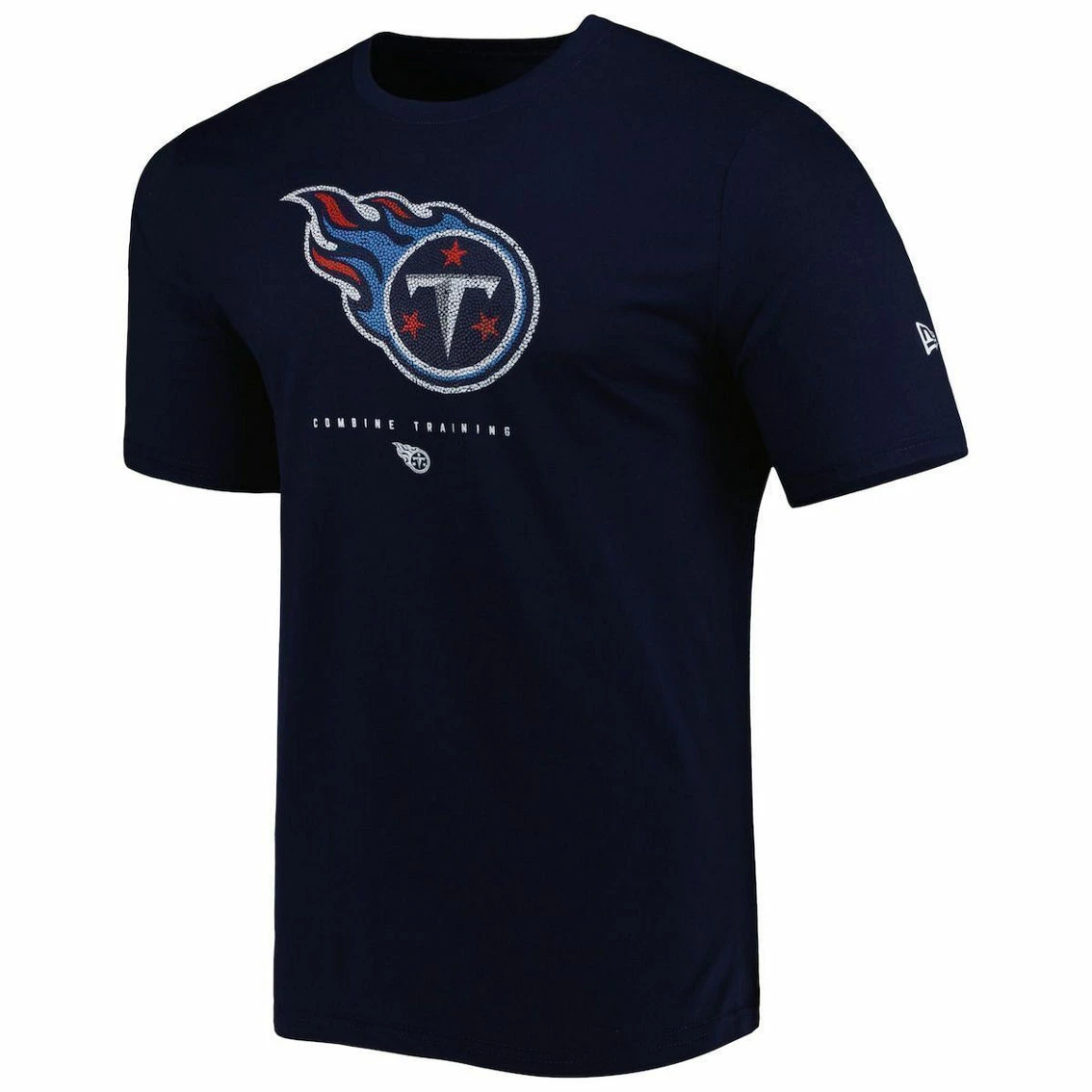 New Era Men's Navy Tennessee Titans Combine Authentic Ball Logo T-Shirt 5 New Era Men's Navy Tennessee Titans Combine Authentic Ball Logo T-Shirt - Image 3