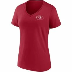 Fanatics Branded Women's Scarlet San Francisco 49ers Team Mother's Day V-Neck T-Shirt 8 Fanatics Branded Women's Scarlet San Francisco 49ers Team Mother's Day V-Neck T-Shirt -Fanatics DSCO1144217840 2946 ALT2