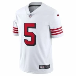 Nike Men's Trey Lance White San Francisco 49ers Alternate 2 Vapor Limited Jersey -Fanatics DSCO1144217846 3550 ALT2