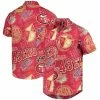 FOCO Men's Scarlet San Francisco 49ers Thematic Button-Up Shirt 2 FOCO Men's Scarlet San Francisco 49ers Thematic Button-Up Shirt -Fanatics DSCO1144217852 2946