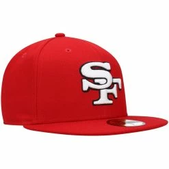 New Era Men's Scarlet San Francisco 49ers Elemental 59FIFTY Fitted Hat -Fanatics DSCO1144217871 2946 ALT3