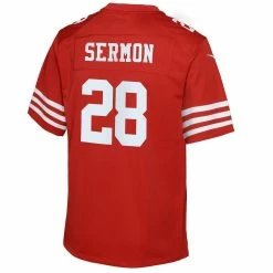 Nike Youth Trey Sermon Scarlet San Francisco 49ers Game Jersey -Fanatics DSCO1144217893 2946 ALT3