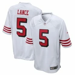 Nike Men's Trey Lance White San Francisco 49ers Alternate Game Jersey