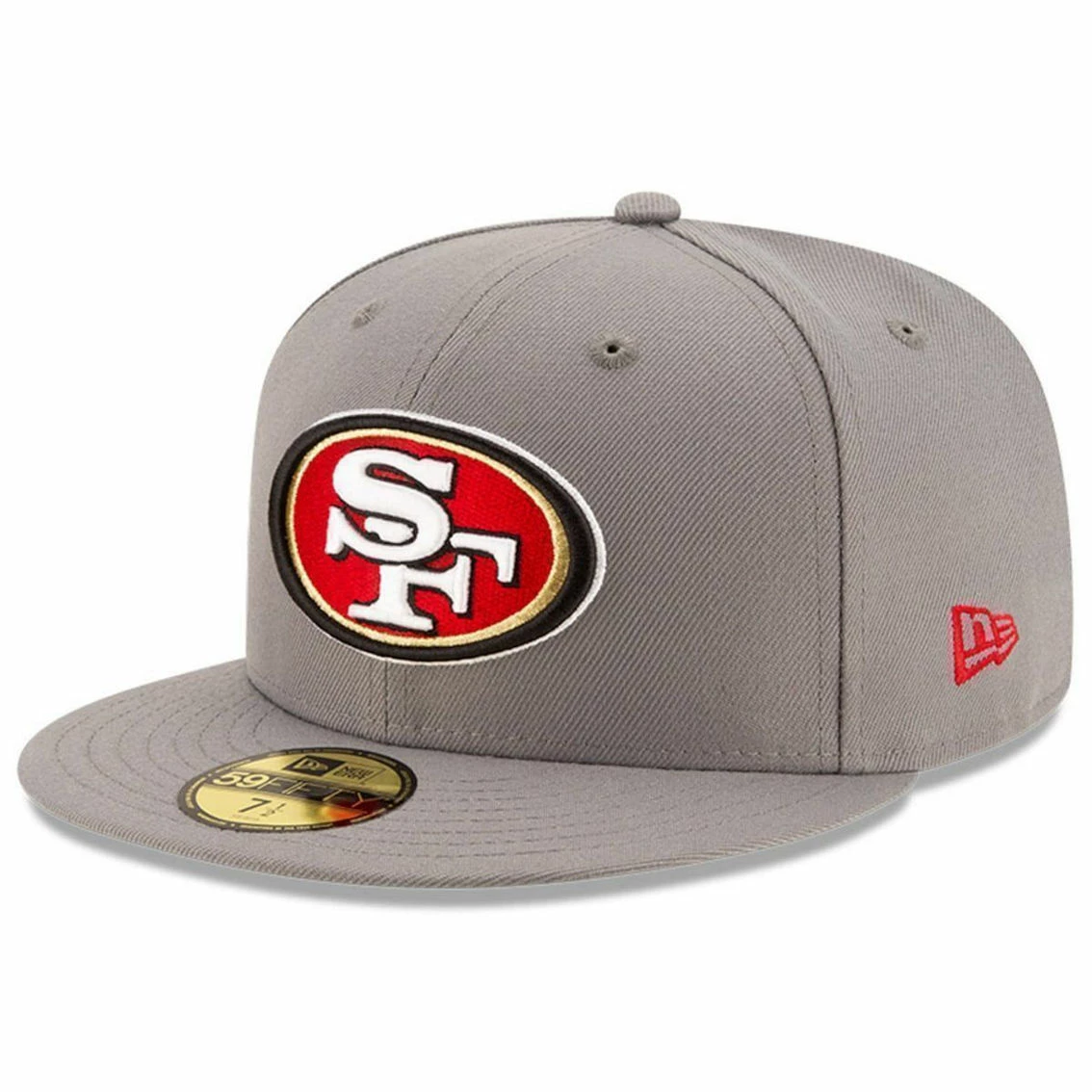 New Era Men's Graphite San Francisco 49ers Storm 59FIFTY Fitted Hat 4 New Era Men's Graphite San Francisco 49ers Storm 59FIFTY Fitted Hat - Image 2