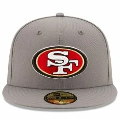 New Era Men's Graphite San Francisco 49ers Storm 59FIFTY Fitted Hat 8 New Era Men's Graphite San Francisco 49ers Storm 59FIFTY Fitted Hat -Fanatics DSCO1144217953 1925 ALT2