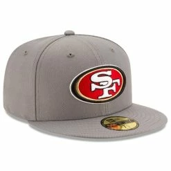 New Era Men's Graphite San Francisco 49ers Storm 59FIFTY Fitted Hat 9 New Era Men's Graphite San Francisco 49ers Storm 59FIFTY Fitted Hat -Fanatics DSCO1144217953 1925 ALT3