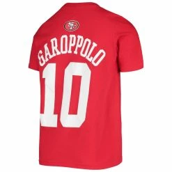 Outerstuff Youth Jimmy Garoppolo Scarlet San Francisco 49ers Mainliner Name & Number T-Shirt 9 Outerstuff Youth Jimmy Garoppolo Scarlet San Francisco 49ers Mainliner Name & Number T-Shirt -Fanatics DSCO1144217964 2946 ALT3