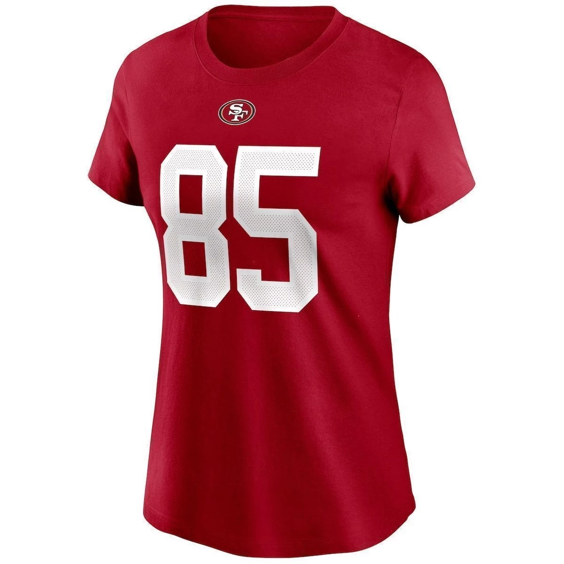 Nike Women's George Kittle Scarlet San Francisco 49ers Name & Number T-Shirt 5 Nike Women's George Kittle Scarlet San Francisco 49ers Name & Number T-Shirt - Image 3