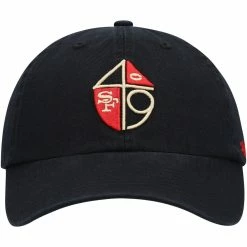 Men's '47 Black San Francisco 49ers Clean Up Legacy Adjustable Hat 8 Men's '47 Black San Francisco 49ers Clean Up Legacy Adjustable Hat -Fanatics DSCO1144217976 1007 ALT2