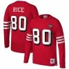 Mitchell & Ness Men's Jerry Rice Scarlet San Francisco 49ers Big & Tall Retired Player Name & Number Long Sleeve Top 1 Mitchell & Ness Men's Jerry Rice Scarlet San Francisco 49ers Big & Tall Retired Player Name & Number Long Sleeve Top -Fanatics DSCO1144217981 2946