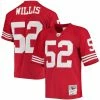Mitchell & Ness Men's Patrick Willis Scarlet San Francisco 49ers 2007 Legacy Replica Jersey
