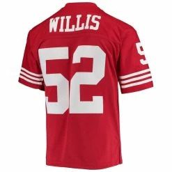 Mitchell & Ness Men's Patrick Willis Scarlet San Francisco 49ers 2007 Legacy Replica Jersey 9 Mitchell & Ness Men's Patrick Willis Scarlet San Francisco 49ers 2007 Legacy Replica Jersey -Fanatics DSCO1144218031 2946 ALT3