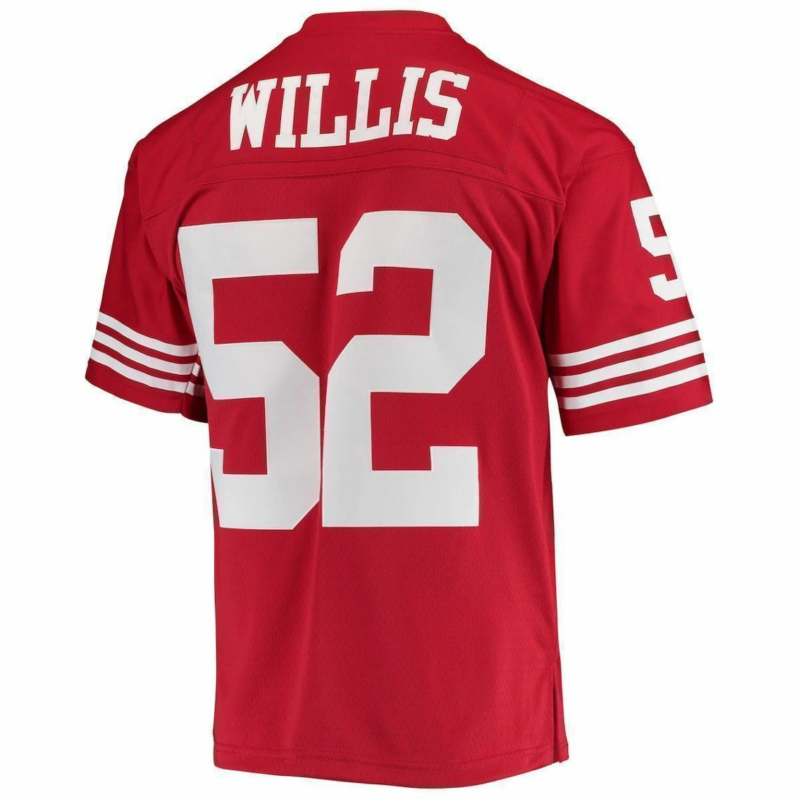 Mitchell & Ness Men's Patrick Willis Scarlet San Francisco 49ers 2007 Legacy Replica Jersey 6 Mitchell & Ness Men's Patrick Willis Scarlet San Francisco 49ers 2007 Legacy Replica Jersey - Image 4