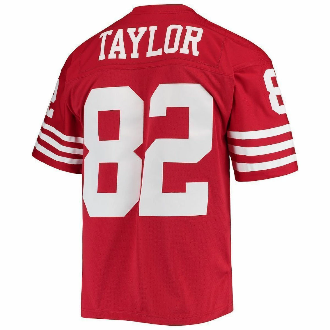 Mitchell & Ness Men's John Taylor Scarlet San Francisco 49ers 1990 Legacy Replica Jersey 6 Mitchell & Ness Men's John Taylor Scarlet San Francisco 49ers 1990 Legacy Replica Jersey - Image 4