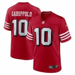 Nike Men's Jimmy Garoppolo Scarlet San Francisco 49ers Alternate Game Player Jersey 7 Nike Men's Jimmy Garoppolo Scarlet San Francisco 49ers Alternate Game Player Jersey -Fanatics DSCO1144218045 2910 ALT1