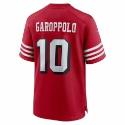 Nike Men's Jimmy Garoppolo Scarlet San Francisco 49ers Alternate Game Player Jersey 9 Nike Men's Jimmy Garoppolo Scarlet San Francisco 49ers Alternate Game Player Jersey -Fanatics DSCO1144218045 2910 ALT3