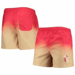 FOCO Men's Scarlet San Francisco 49ers Retro Dip-Dye Swim Shorts 7 FOCO Men's Scarlet San Francisco 49ers Retro Dip-Dye Swim Shorts -Fanatics DSCO1144218047 2946 ALT1