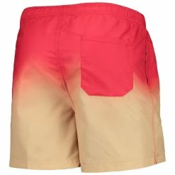 FOCO Men's Scarlet San Francisco 49ers Retro Dip-Dye Swim Shorts 9 FOCO Men's Scarlet San Francisco 49ers Retro Dip-Dye Swim Shorts -Fanatics DSCO1144218047 2946 ALT3