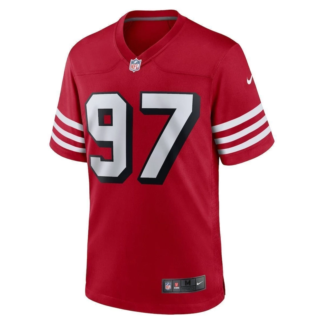 Nike Men's Nick Bosa Scarlet San Francisco 49ers Alternate Game Player Jersey 5 Nike Men's Nick Bosa Scarlet San Francisco 49ers Alternate Game Player Jersey - Image 3
