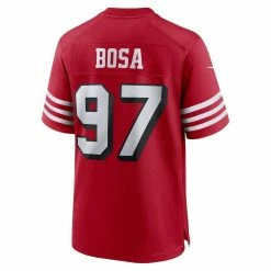 Nike Men's Nick Bosa Scarlet San Francisco 49ers Alternate Game Player Jersey 9 Nike Men's Nick Bosa Scarlet San Francisco 49ers Alternate Game Player Jersey -Fanatics DSCO1144218061 2910 ALT3