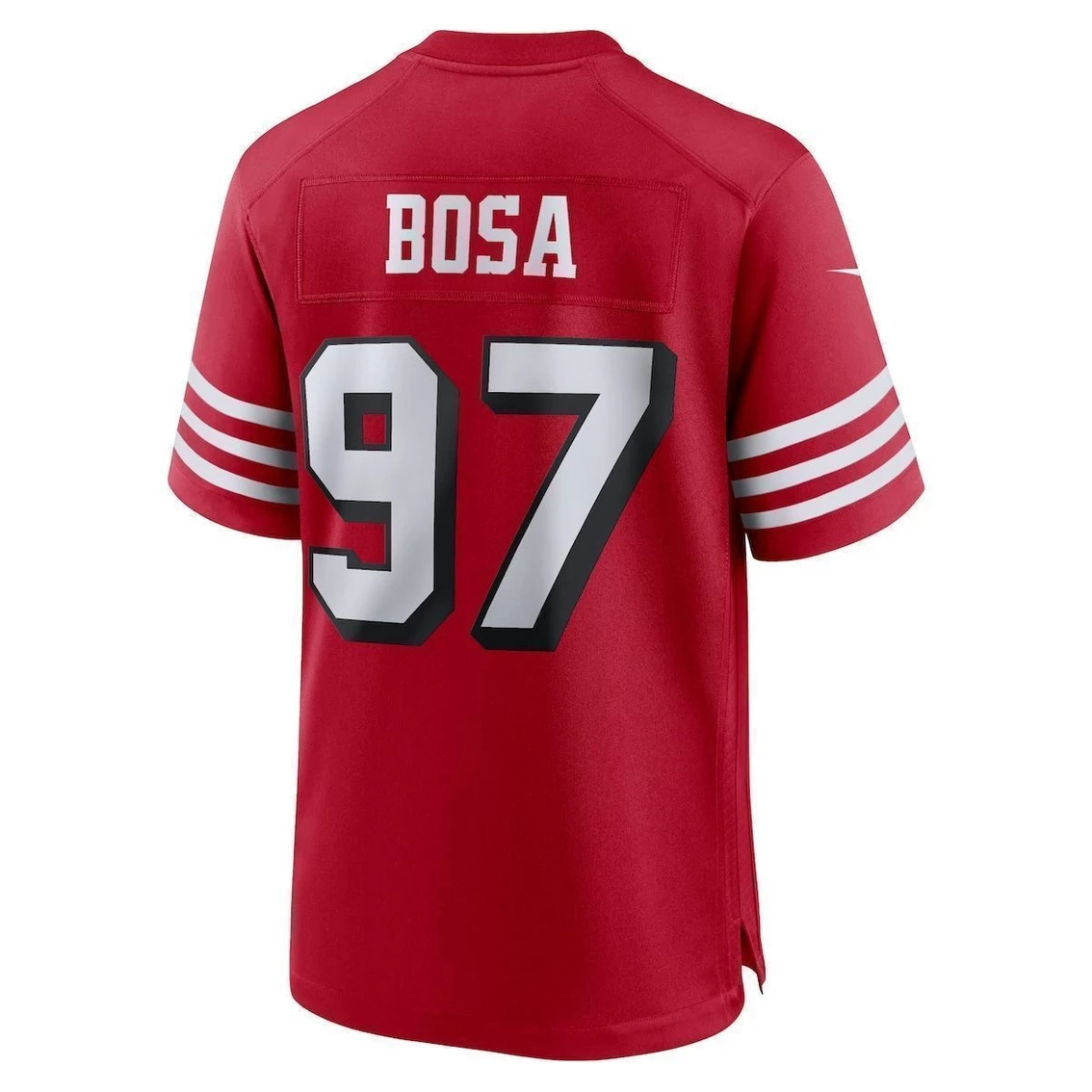 Nike Men's Nick Bosa Scarlet San Francisco 49ers Alternate Game Player Jersey 6 Nike Men's Nick Bosa Scarlet San Francisco 49ers Alternate Game Player Jersey - Image 4