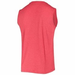 New Era Men's Scarlet San Francisco 49ers Brushed Sleeveless Tank Top 9 New Era Men's Scarlet San Francisco 49ers Brushed Sleeveless Tank Top -Fanatics DSCO1144218094 2946 ALT3