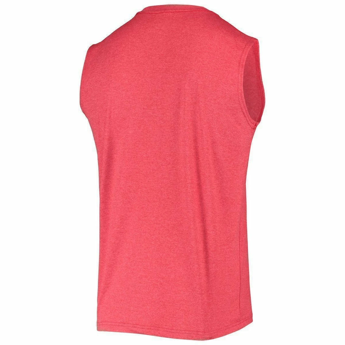 New Era Men's Scarlet San Francisco 49ers Brushed Sleeveless Tank Top 6 New Era Men's Scarlet San Francisco 49ers Brushed Sleeveless Tank Top - Image 4