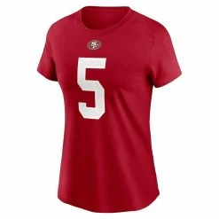 Nike Women's Trey Lance Scarlet San Francisco 49ers Player Name & Number T-Shirt -Fanatics DSCO1144218099 2946 ALT2