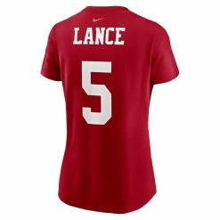 Nike Women's Trey Lance Scarlet San Francisco 49ers Player Name & Number T-Shirt -Fanatics DSCO1144218099 2946 ALT3