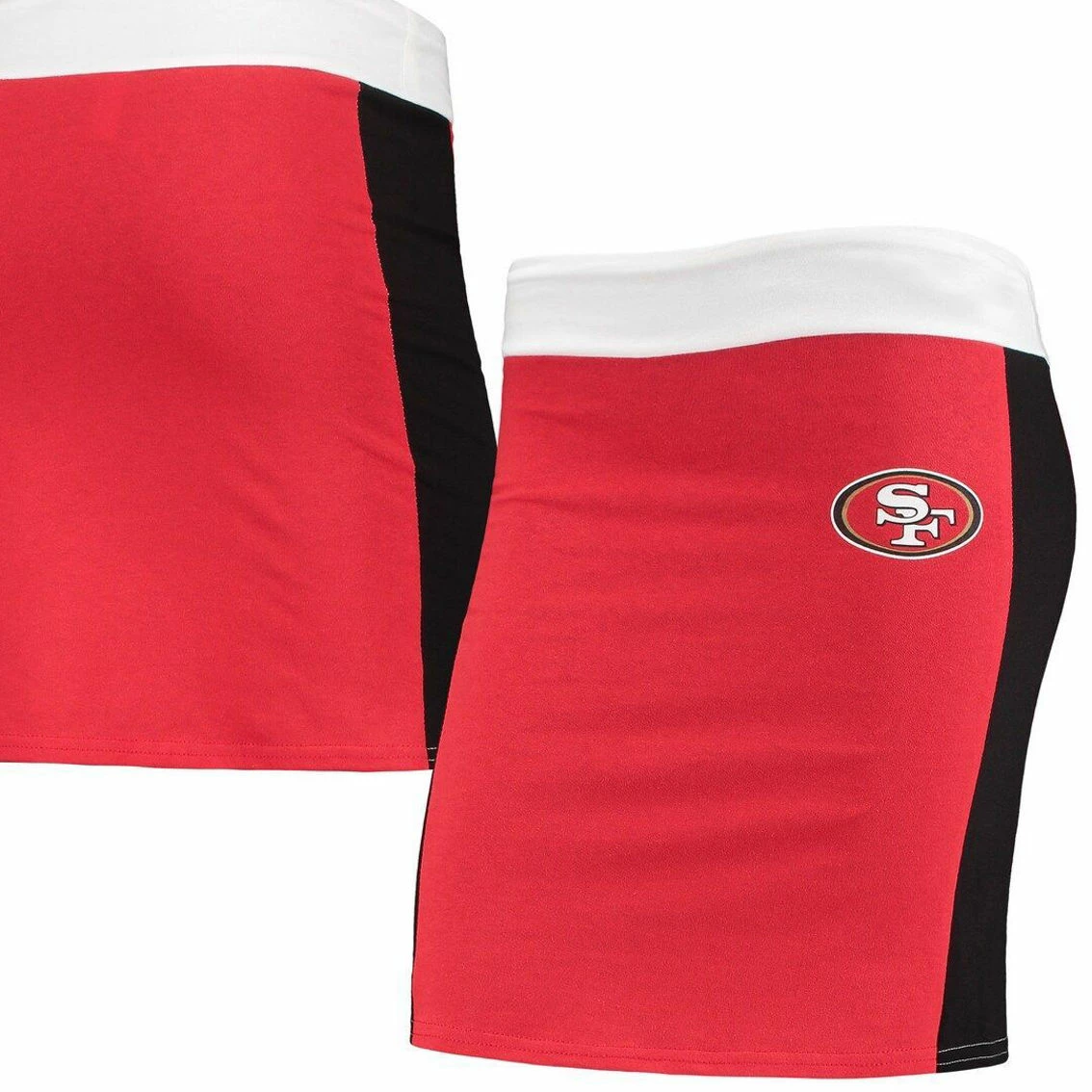 Refried Apparel Women's Scarlet San Francisco 49ers Sustainable Short Skirt 3 Refried Apparel Women's Scarlet San Francisco 49ers Sustainable Short Skirt