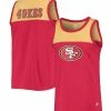 Starter Men's Scarlet/Gold San Francisco 49ers Team Down Fashion Tank Top 2 Starter Men's Scarlet/Gold San Francisco 49ers Team Down Fashion Tank Top -Fanatics DSCO1144218109 GOLDRE