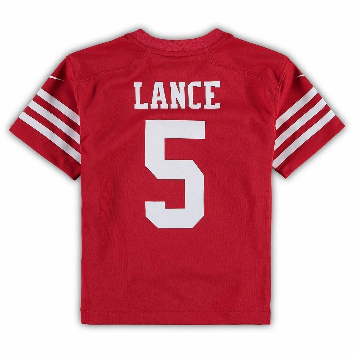 Nike Preschool Trey Lance Scarlet San Francisco 49ers Game Jersey 6 Nike Preschool Trey Lance Scarlet San Francisco 49ers Game Jersey - Image 4