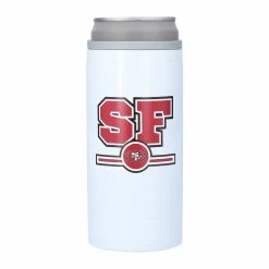 Logo Brands San Francisco 49ers 12oz. Letterman Slim Can Cooler