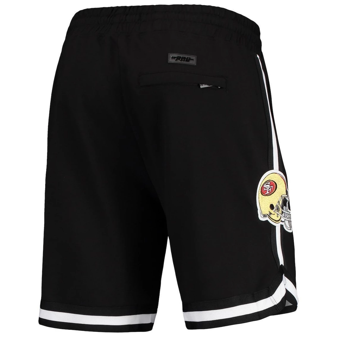 Men's Pro Standard Black San Francisco 49ers Core Shorts 6 Men's Pro Standard Black San Francisco 49ers Core Shorts - Image 4