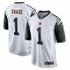 Nike Men's Ja'Marr Chase White Cincinnati Bengals Alternate Game Player Jersey 1 Nike Men's Ja'Marr Chase White Cincinnati Bengals Alternate Game Player Jersey -Fanatics DSCO1144259627 3550